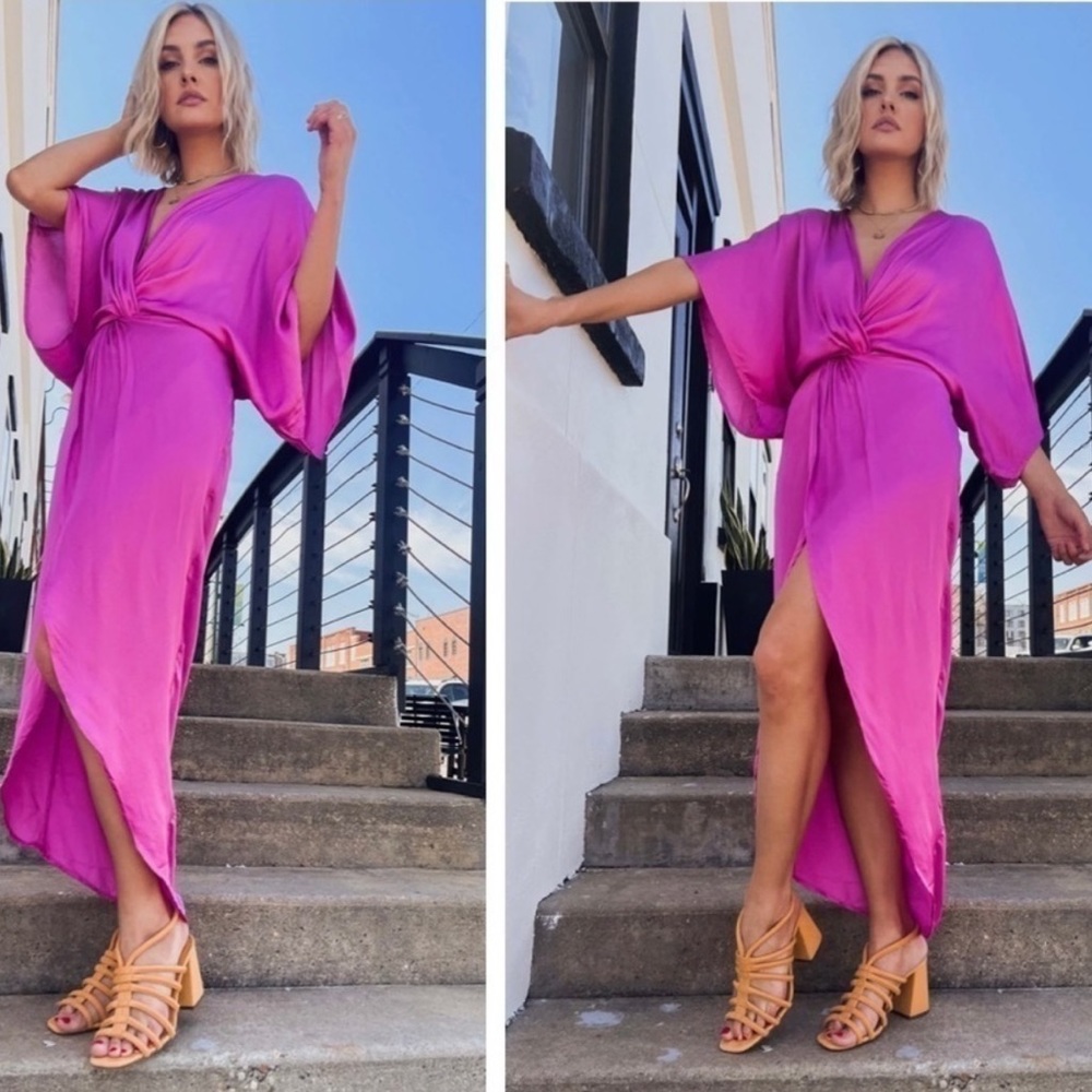 Young Fabulous & Broke Siren Twist Maxi Dress S